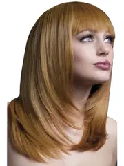 Tanja Layered Auburn Fashion Wig With Fringe