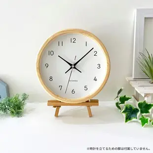 KATOMOKU Muku clock 19 S尺寸 日本柏樹 (km-130HI) 掛鐘 日本