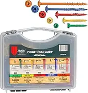 Armor Tool SQD Pocket Fine Assorted Lengths Wood Screw, 800 Piece Box