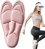 3 Pair 5D Super Soft Insoles | Shock Absorption Cushioning Thickened Sports Replacement Inserts,Anti-Odor Cloud Feeling Arch Support Comfort Shoes Pads For High Heel
