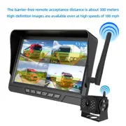 7" HD Screen Wireless Monitor+Reversing Camera Rear View Kit For Truck Caravan