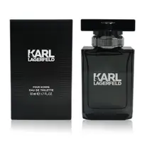 在飛比找PChome24h購物優惠-KARL LAGERFELD 卡爾同名時尚男性淡香水 50M