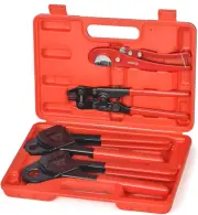 IWS-1807CN PEX Crimping Tool Kit with PEX Crimpers, PEX Tubing Cutter, Copper Ri
