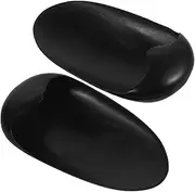 Ipetboom 2pcs Reusable Ear Protection Caps for Hair Dyeing and Bathing Soft Plastic Ear Covers for Salon Use Easy to Clean Comfortable and Stylish Design for Home and Professional Use