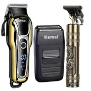 2021 Electric LCD Hair Clipper Trimmer For Men Rechargeable Shaver Beard Barber Hair Cutting Machine Four-Color USB