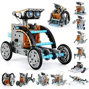 12-in-1 STEM Solar Robot Kit - Educational Building Science Experiment Set, Ideal Birthday Gift for Kids, Boys, Girls