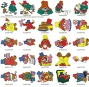 CHILDRENS BOOK COLLECTION EMBROIDERY MACHINE DESIGNS USB