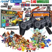 51000+ 4K HDMI TV Video Game Stick Retro Gaming Console + 2 Wireless Controller