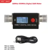 80M-999M Digital SWR Power Meter below 120W w/ Type-C Data Cable HamGeek HG106B