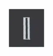 Warrant Officer Rank Patch WO5 Black White Fits For VELCRO® BRAND Loop Fastener