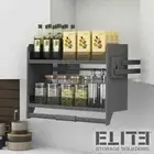 Galley 2-Tier Pull Down Shelf System - fits a 600mm Cupboard