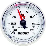 Auto Meter 7107 C2 Mechanical Boost/Vacuum Gauge