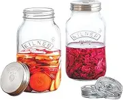 Kilner Fermentation 2-Piece Jar Set, 1 Litre Capacity