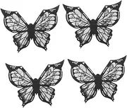Butterfly Eyeliner Stencil Flexible Silicone Eye Makeup Template for Effortless Application User Friendly Eyeliner Tool for Eye Lines Reusable Skin Friendly Design