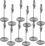 COSMEVIVI 12pcs Music Note Table Number Holders Creative Decorative Card Clips for Weddings Parties Office Use and Photos Compact Design for Efficient Organization and Recognition