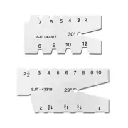 29/30 Degree Thread Gauge Screw Angles Template Gage Thread Cutting Angles Gauge