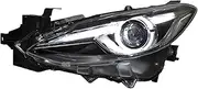 Car Styling Headlights Compatible For Mazda 3 Axela 2014-2019 LED Headlight Foco LED DRL Turn Signal Angel Eyes Led Projector Lens(Xenon bulb)