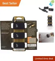 String Muters 3-Pack, Small Black FretWraps, Guitar Accessories, Noise Reduction