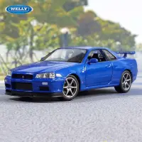 在飛比找蝦皮購物優惠-Welly 1:24 Nissan Skyline GTR 