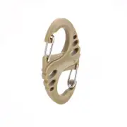 Climbing Hook S Type Carabiner Dual Buckle Keychain Mini Carabiner Buckle AP9