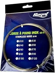 VMC - Corde A Piano INOX 302 - D: 1.2mm-1mm - 10m - Silver - Piano String