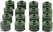 Xuanqingyi Store 16Pcs Motorcycle Spiracle Valve Stem Oil Seal Compatible with Kawasaki Compatible with ZX6R Compatible with ZX-6R Compatible with ZX636 Compatible with ZX 6R 636