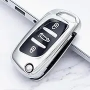 Soft TPU Car Folding Key Bag Cover Case Shell Keychain for Peugeot for Citroen C1 C2 C3 C4 C5 DS3 DS4 DS5 DS6 Protector Accessories