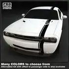 Dodge Challenger 2008-2023 Over-The-Top Offset Stripes Decals (Choose Color)
