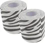 QUMIIRITY 2Pcs Zebra Print Toilet Paper Stylish Animal Print Tissue for Bathroom Decor Soft Strong Design for Everyday Use Paper Material Chic Home Accessory