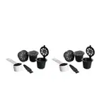 2x 3pc La Cafetiere 11cm Reusable Coffee Pods Capsule Set for Nespresso Machines