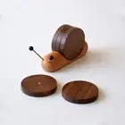 A Set of Anti-scald Snail Tea Coaster Creative Cup Mat Trendy Placemats