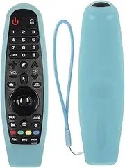 AKB75855501 Protective Silicone Remote Case for LG AN-MR19BA AN-MR18BA AN-MR600 AN-MR650 AN-MR20GA, for Magic Remote Case Cover, for LG 2019 3D Smart TV Magic Remote Cover (Glow in Dark Blue)