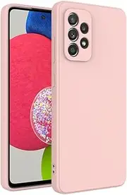[WOGROO] for Samsung Galaxy A53 5G Case Pink, Scratch Resistant with Soft Touch, Slim Thin Phone Cover for Samsung Galaxy A53 5G