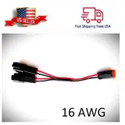 Dual Output Deutsch DT Adapter Connector Splitters Plug-N-Play 2 pin Light Bar