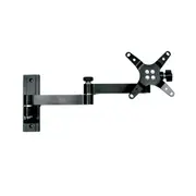 13-30" inch Single LCD Monitor Screen Swivel Arm Tilt Mount Bracket VESA Black
