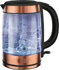Russell Hobbs Brooklyn Glass Hot Water Kettle 1.7L RHK172