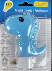 Blue seahors LED night light plug in NEW