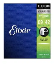 New Elixir OPTIWEB Coating Electric Guitar Strings Super Light 9-42/ Free Ship!