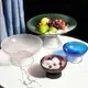 歐式輕奢風現代創意糖果零食水果盤家用客廳茶幾個性玻璃高腳果盤