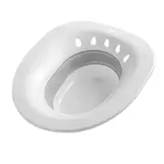 Sitz Bath Toilet Seat Collapsible Seat Sitz Foldable Squat Free Sitz Bath Reusable Toilet Sitz Bath grey