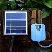 Solar Powered Oxygenator Aerator Air Pump Oxygen Kit Outdoor Pool Pond Fish Tank