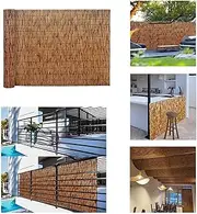 4Ft High x 33 Ft Long Natural Reed Fencing,Garden Privacy Fence Screen, Bamboo Fencing for Indoor/Outdoor/Patio/Villa/Restaurant/Hotel