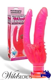 NEW Pipedream 9 inch Wall Bangers Double Penetrator, Dildo/Dong, Sex Toy