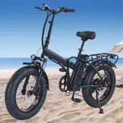 Foldable Electric Bike 1000W/1500W Protable Commuter Bicycle Mountain E Bike 48V