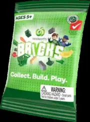 Woolworths Bricks 2 Sealed Packets. Collect.Build.Play. Ages 5+ LEGO Compatible
