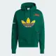 ADIDAS C BADGE HOODY 三葉草 男連帽上衣-綠黃色-IL2354