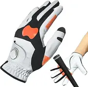 Golf Gloves for Left Hand Men, Golf Gloves for Left Hand for Men, Golf Chipping Correction Gloves - Grip Training Gloves, Grip Trainer Gloves for Left-Handed Golfers, Golf