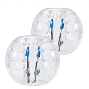 VEVOR Inflatable Bumper Balls 2-Pack, 4FT/1.2M Body Sumo Zorb Balls for Teen & Adult, 0.8mm Thick PVC Human Hamster Bubble Balls for Outdoor Team Gami
