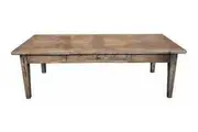 MF Parquetry Recycled Elm Timber 1 Drawer Coffee Table