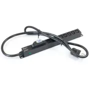 240V PDU for Rackmount Server or Mining L6-30P 30 amp C13 C14 with 4 pack cable